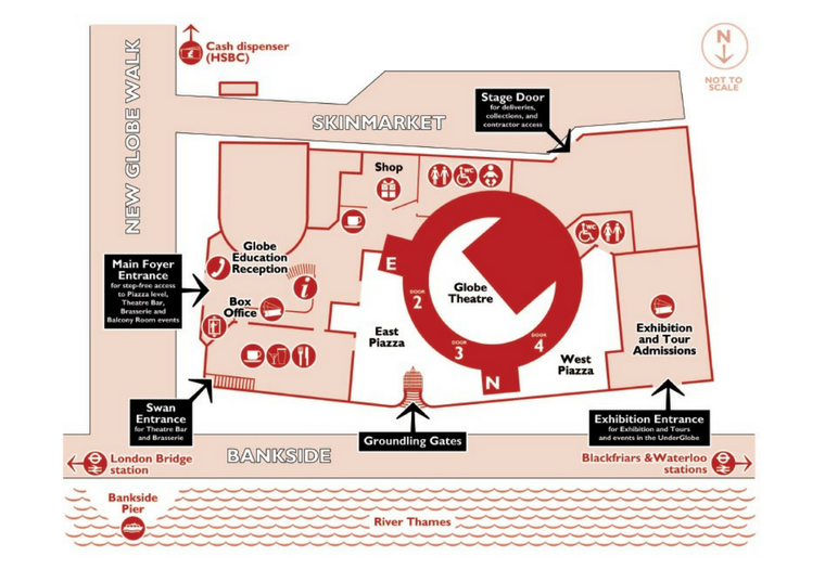 Map of Swan and Globe