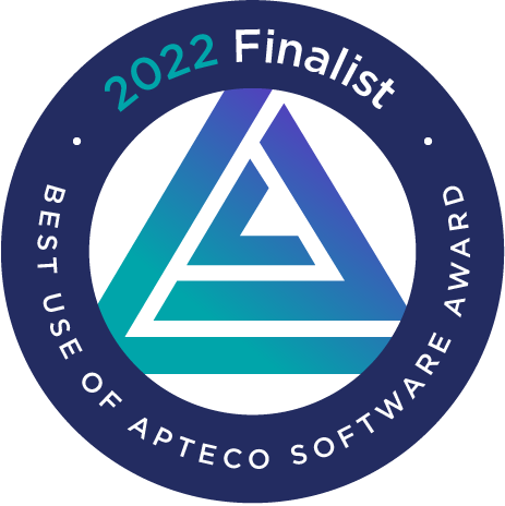 2022 Apteco award finalists badge