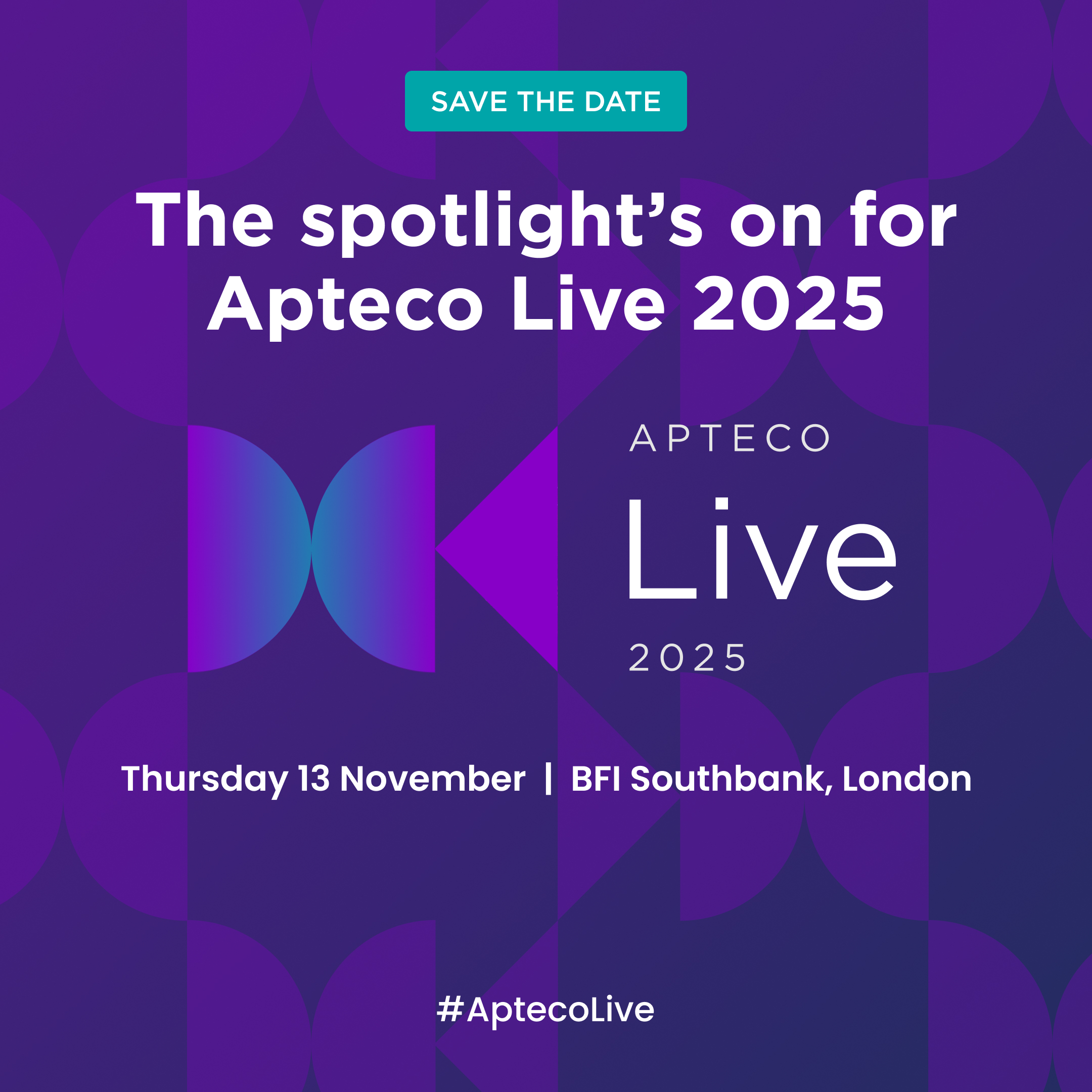 Save the date for Apteco Live 2025