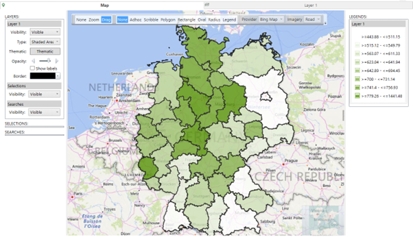 Standard shapefile mapping – to a new variable