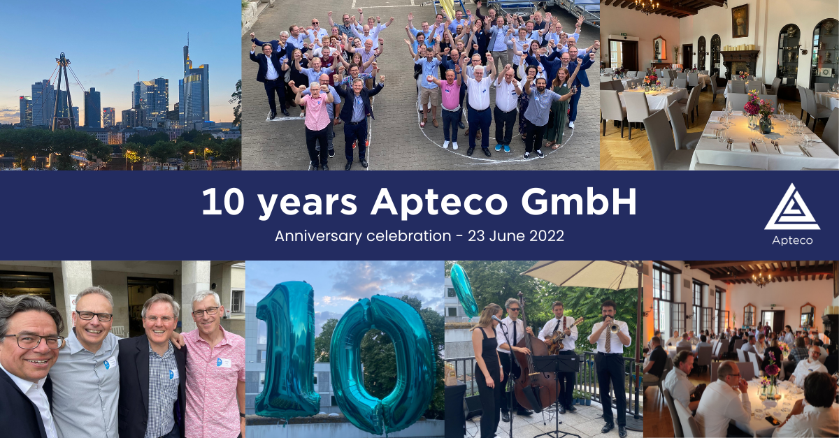 10 years Apteco GmbH