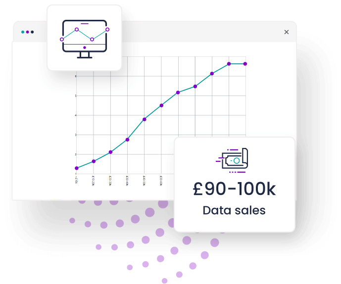 E-data vendor™ was produced for quick online counts and data sales by data providers.