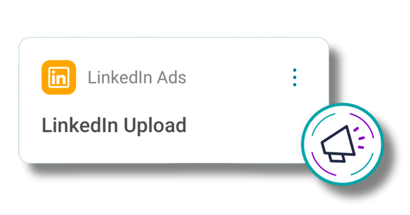 <b>Orbit campaigns: LinkedIn in Orbit</b>
This direct integration with LinkedIn ads allows you to upload your inclusion and exclusion data for more targeted ad campaigns. No more downloading CSVs, bouncing between platforms, or manual audience uploads. Just a smoother, smarter way to connect with your audience on the world’s leading B2B platform.