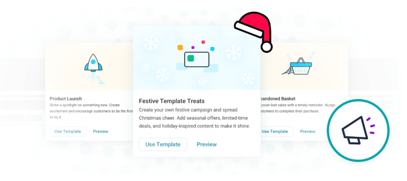<b>Journey templates</b>
Instead of building journeys from scratch, you can now select from sixteen professionally-designed templates, or create your own custom templates.