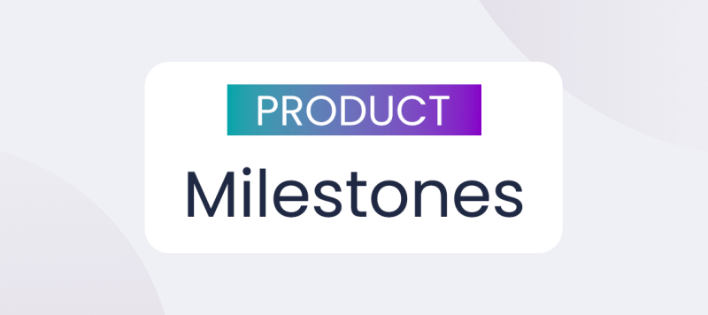 Product milestones